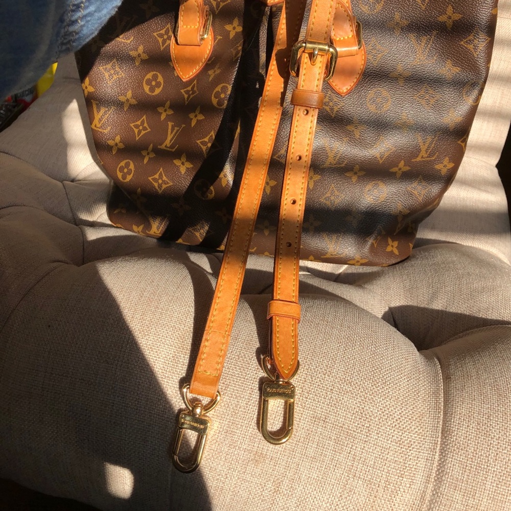 Louis Vuitton Brown and Gold Tote Bag - Picture 4 of 14